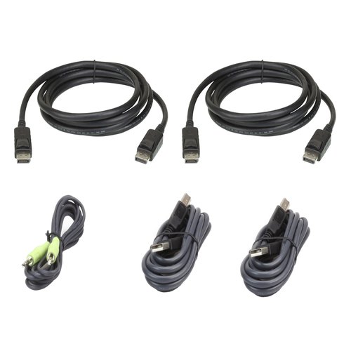 Aten USB DP Dual Display Secure KVM: 1.8M USB D Dual Display