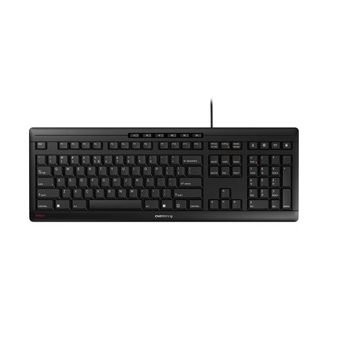STREAM Keyboard Corded QWERTY Black