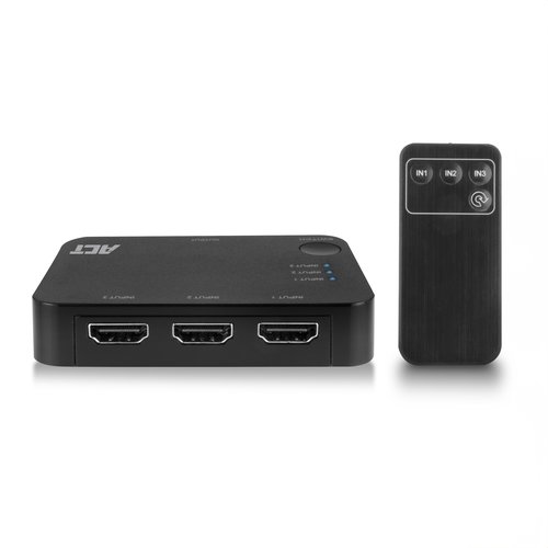 3 x 1 HDMI switch 4K@60Hz USB powered incl remote control