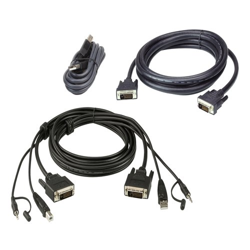 Aten DVI-D Dual Link Dual Display Secure KVM: 1 8M USB DVI-D Dual Link Dual Display