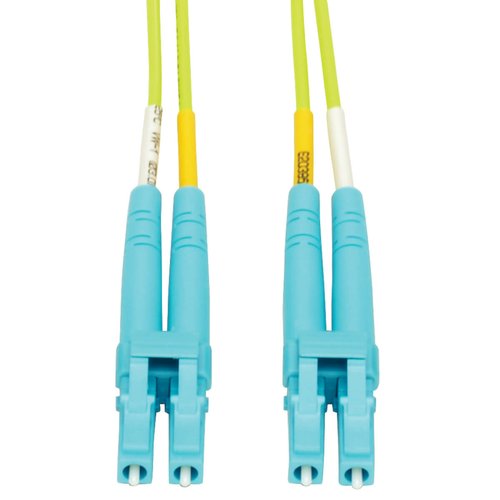 100G Duplex Multimode 50/125 OM5 LSZH Fiber Optic Cable LC/LC Lime Green 10 m