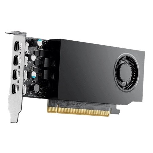 Dell NVIDIA RTX A1000 8 GB GDDR6 half height PCIe 4.0x8 4 mDP Graphics Card