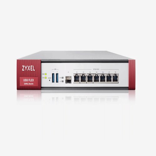 Zyxel USG Flex Firewall 10/100/1000 - 2WAN - 4 LAN/DMZ ports - 1 SFP - 2 USB (Device only)