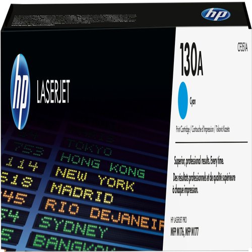 HP 130A original tonercartridge cyan standard omdoos 27