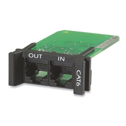 REPLACEABLE. RACKMOUNT. 1U. CAT 6 NETWORK SURGE PROTECTION MODULE