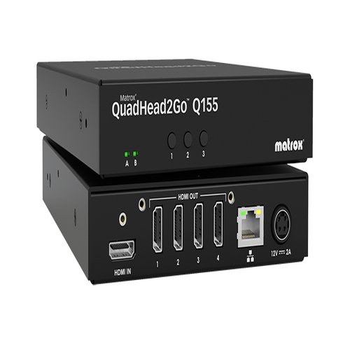 QuadHead2Go Q155 Appliance. Input: 1x HDMI / Output: 4x HDMI