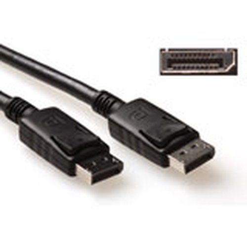 3 meter DisplayPort kabel/ male - male/power pin 20 aangesloten - PolyBag