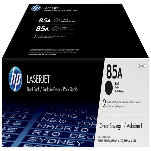 85A LaserJet originele toner cartridge zwart standard capacity 1.600 paginas 2-pack