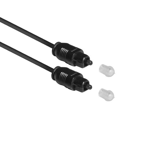 SPDIF Optical audio cable TOSlink male / TOSlink male 1.2 Meter Black