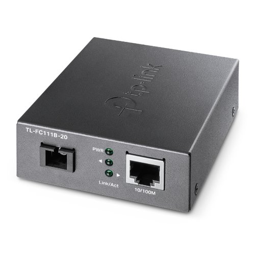 10/100 Mbps RJ45 to 100 Mbps Single-mode SC WDM Bi-Directional Fiber Converter