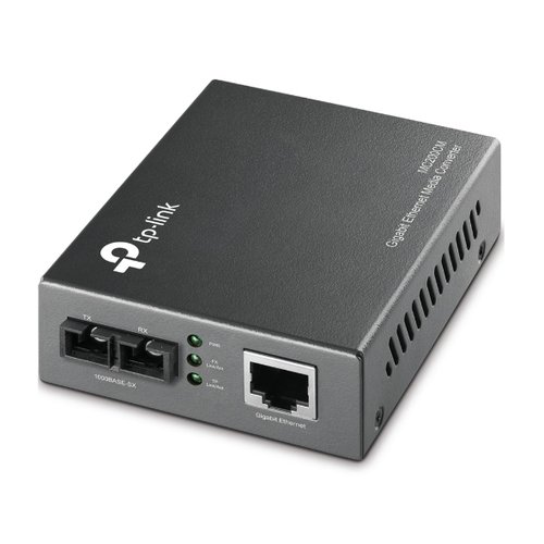 MC200CM 1000Mbps RJ45 to 1000Mbps multi-mode SC fiber Converter Full-duplex up to 550m switching power adapter chassis mountable