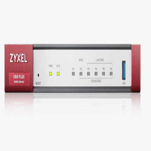 Zyxel USG Flex Firewall VERSION 2 10/100/1000 1*WAN 4*LAN/DMZ ports 1*USB with 1 Yr UTM bundle
