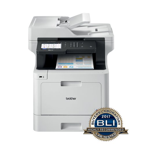 Kleur A4 AIO laserprinter. 31ppm. (z/w/kleur). 512mb. 250 vel papierlade uitbreidbaar. 12.6cm touch screen. LAN/WLAN. FAX