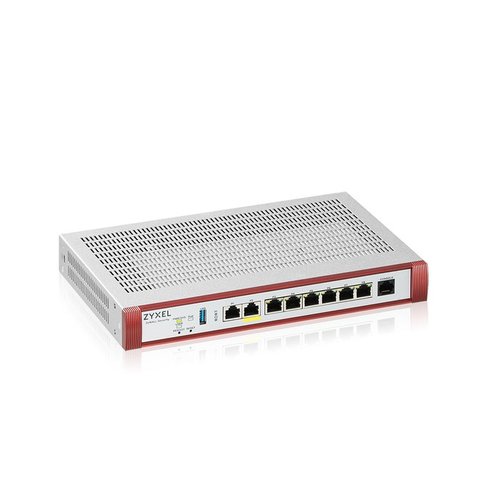 USG FLEX200 H Series User-definable ports with 1*2.5G 1*2.5G( PoE+) & 6*1G 1*USB with 1 YR Security bundle