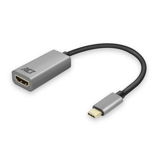 Converter USB-C - HDMI female 0.15 Meter 4k @60Hz metal housing