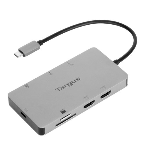 USB-C Universal Dual HDMI 4K Docking Station with 100W Power Delivery Pass-Thru