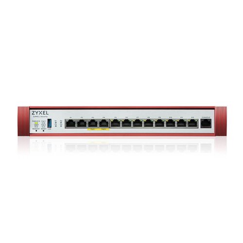 USG FLEX500 H Series User-definable ports with 2*2.5G 2*2.5G( PoE+) & 8*1G 1*USB (device only)