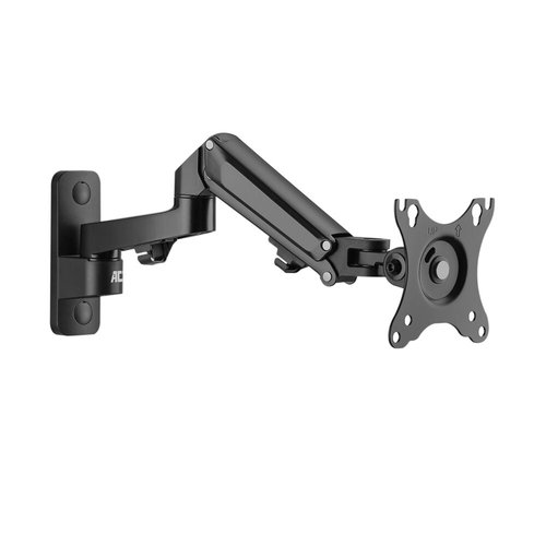 Gas spring monitor arm wallmount