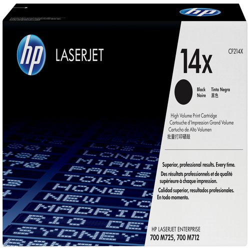 14X originele toner cartridge zwart high capacity 17.500 paginas 1-pack