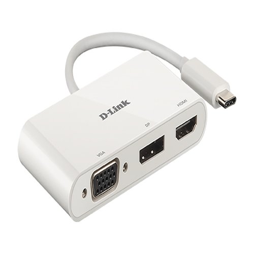 3-in-1 USB-C to HDMI/VGA/DisplayPort Adapter