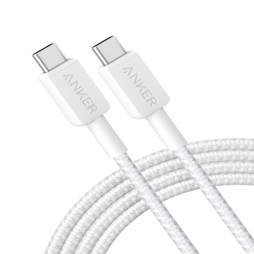 322 USB-C to USB-C Cable Nylon 1.8M 60WWhite