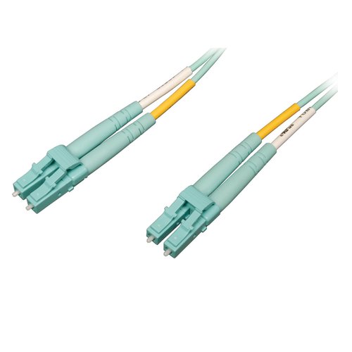 100G Duplex Multimode 50 125 OM4 LSZH Fiber Optic Cable LC LC Aqua 20 m