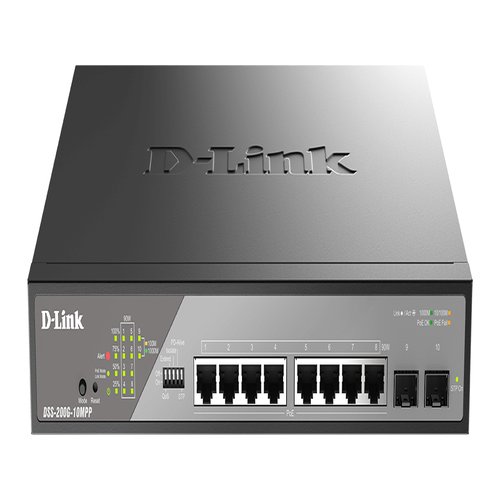 10-Port Gigabit Ethernet PoE++ Surveillance Switch
