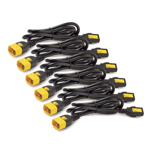 Power Cord Kit (6 ea) Locking C13 to C14 1.8m Blue