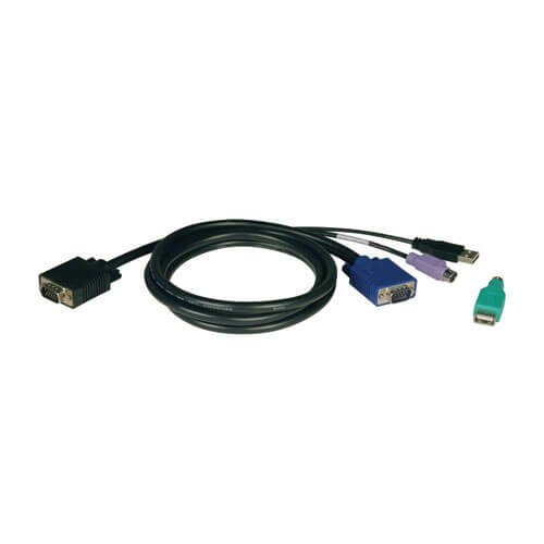 USB PS2 Combo Cable Kit for NetController KVM Switches B040-Series and B042-Series 15 ft. 4.57 m