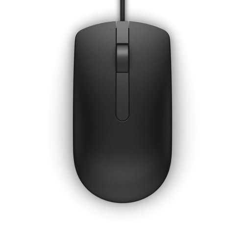 Dell Optical Mouse-MS116 - Black - Retail box