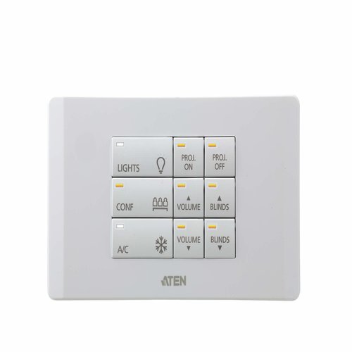 [PREMIUM] Aten 12-button Keypad (EU 2 Gang) withPoE and customizable buttons