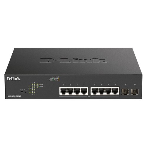 10-Port PoE+ Gigabit Smart Managed Switch