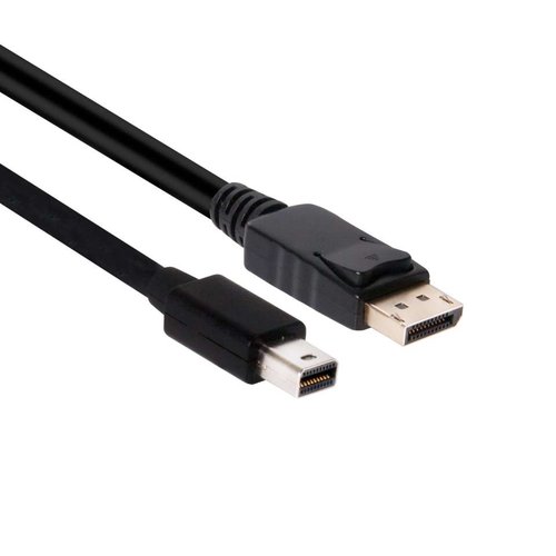 Mini DisplayPort to DisplayPort 1.2 HBR2 Cable M/M 2meter 4K60Hz .Poly Bag