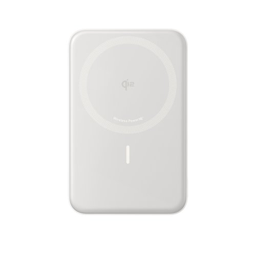 633 Magnetic Wireless Power Bank 10000mAh 15W with 27W USB C port White