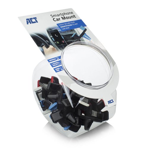 Smartphone Car Mount in Jar Display per25 pieces/ 4 different colors in the mix