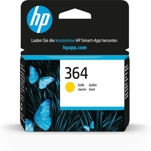 364 originele ink cartridge geel standard capacity 3ml 300 paginas 1-pack Blister multi tag met Photosmart inkt