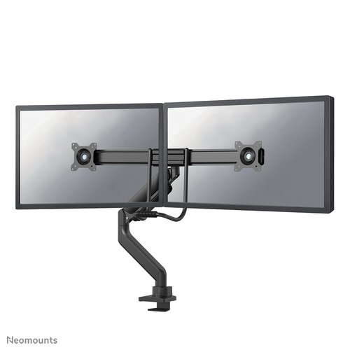 Neomounts Next Core Desk Mount 2 screens (topfix clamp &grommet)