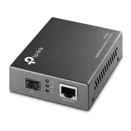MC220L 1000Mbps RJ45 to 1000Mbps SFP slot supporting MiniGBIC modules switchingpower adapter chassis mountable