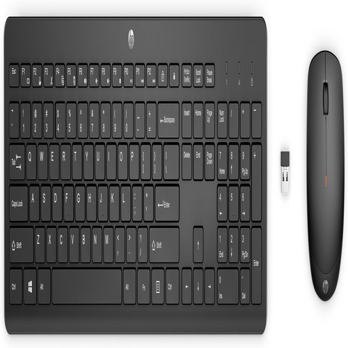 HP 230 Wireless Mouse and Keyboard Combo(Black) BEL AZERTY BE