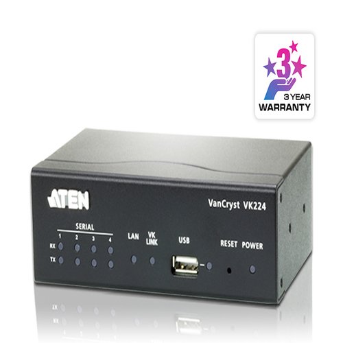 [PREMIUM] Aten 4-Port Serial Expansion Box (RS-232/422/485) with PoE