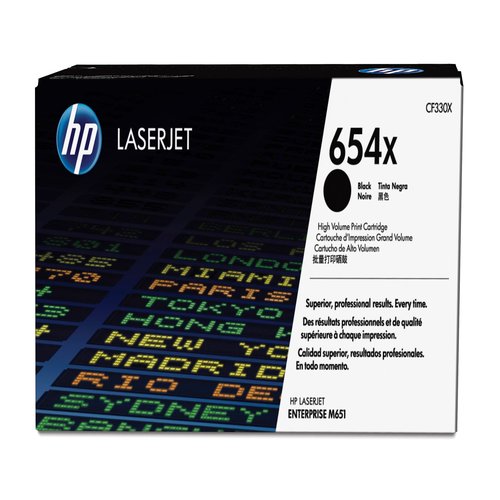 654X originele toner cartridge zwart high capacity 20.500 paginas 1-pack