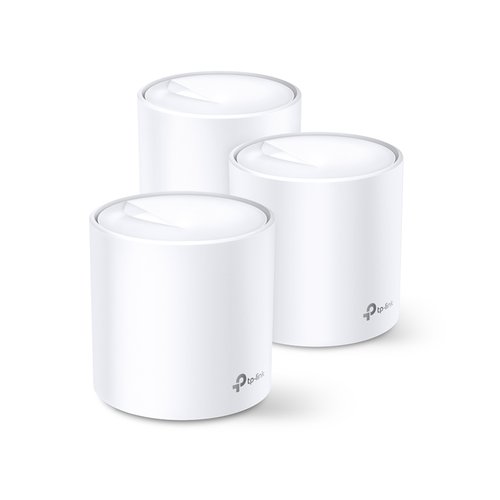 AX1800 Whole-Home Mesh Wi-Fi System Wi-Fi 6 Qualcomm 1GHz Quad-core CPU 1201Mbps at 5GHz+574Mbps at 2.4GHz 2 Gigabit Ports 4 internal antennas