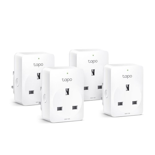 Mini Smart Wi-Fi Socket Energy Monitoring 4-Pack