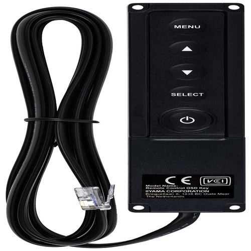 Wired remote control pad for T(F) xx34 touch monitor series.To operate the touch screen monitor after (Open-Frame) installation.