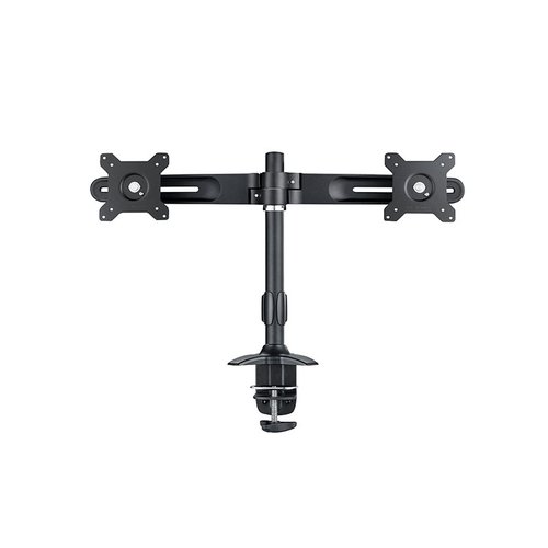 Desk Mounting Clamp for Dual Monitors 15-24i\Max 12kg per hinge\Tilt Max 20o\Swivel 20o\Rotate 360o