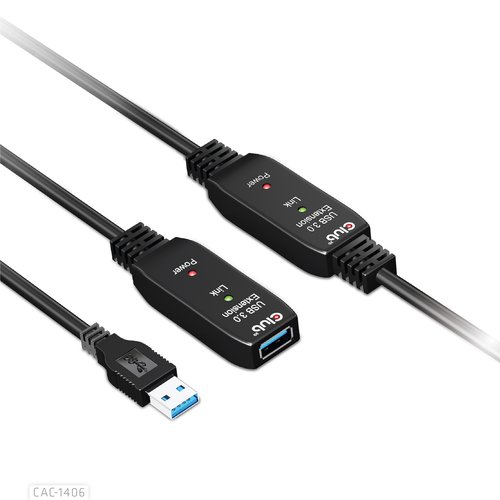 USB TYPE A GEN 1 ACTIVE REPEATER CABLE 15METER / 49.2FT SUPPORTS UP TO 5Gbps