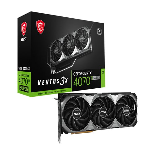 VGA GeForce RTX 4070 Ti SUPER 16G VENTUS 3X OC