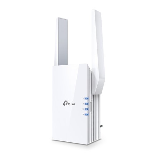 AX1800 Wi-Fi 6 Range Extender SPEED: 574 Mbps at 2.4 GHz + 1201 Mbps at 5 GHz SPEC: 2 x External Antennas 1 x Gigabit Port Broadcom 1.5GHz Quad-Core CPU 1024