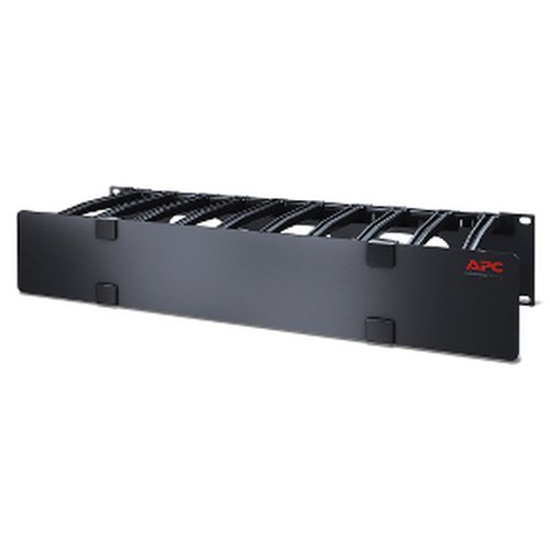 2U Horizontal Cable Manager 6i Fingers top and bottom