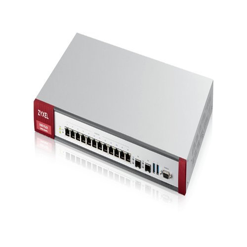 Zyxel USG Flex Firewall 12 Gigabit user-definable ports- 2 SFP- 2 USB (Deviceonly)